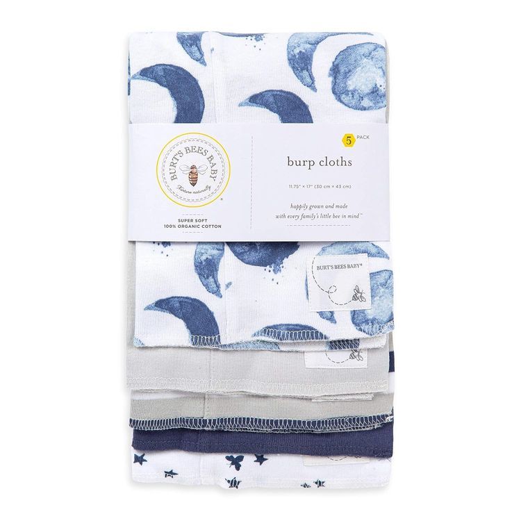 No. 4 - Burt's Bees Baby Burp Cloths - 2