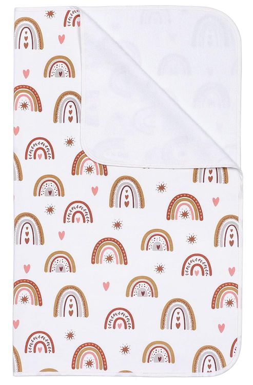 No. 7 - ROCCED Cotton Rainbow Waterproof Bed Pad - 1