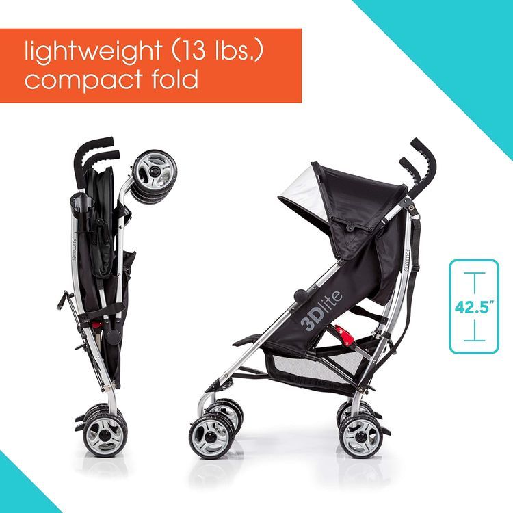 No. 4 - Summer Infant 3Dlite Convenience Stroller - 2