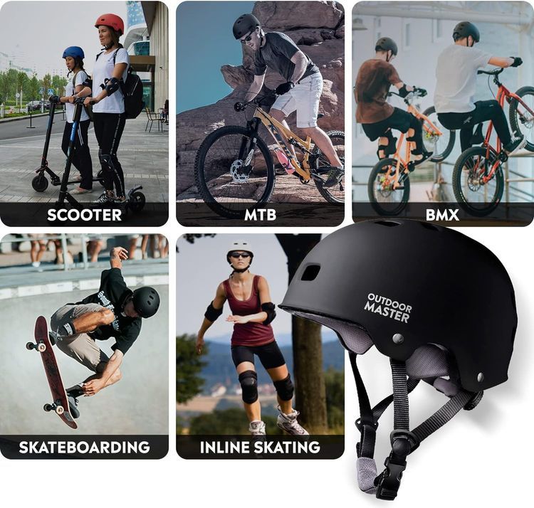 No. 2 - OutdoorMaster Skateboard Cycling Helmet - 4