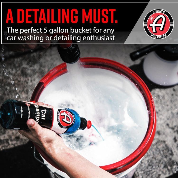 No. 8 - Adam's Polishes Grit Guard Professional Car Detailing Bucket - 4