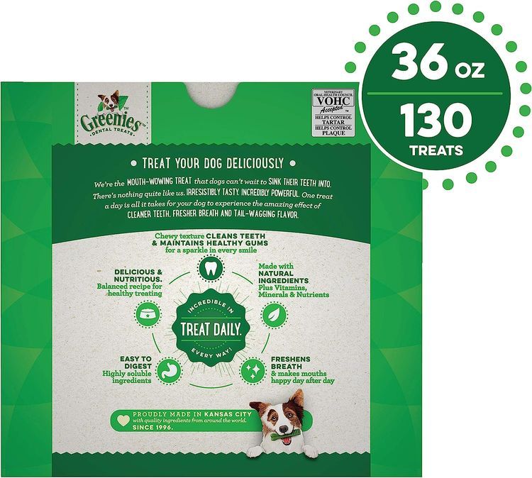 No. 2 - GREENIES Original TEENIE Natural Dog Dental Care Chews - 2