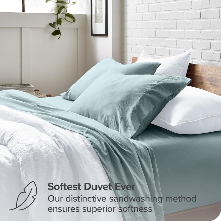 No. 7 - Bare Home Sandwashed Duvet Cover - 4