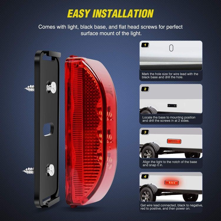 No. 7 - Nilight TL-33 LED Marker Light - 5