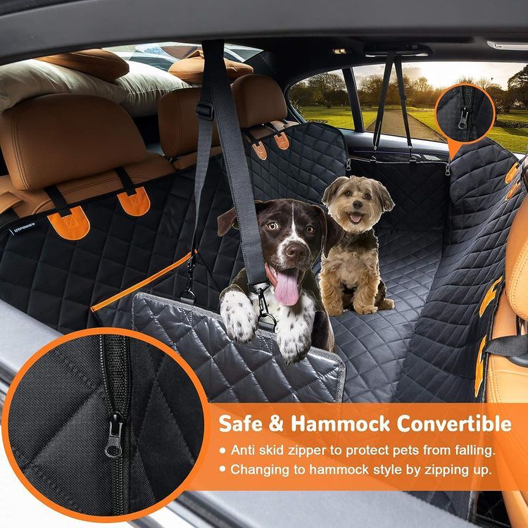 No. 3 - URPOWER Dog Car Seat Cover - 2