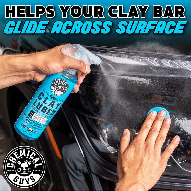 No. 2 - Chemical Guys CLY_113 OG Clay Bar & Lubber Synthetic Lubricant Kit - 4