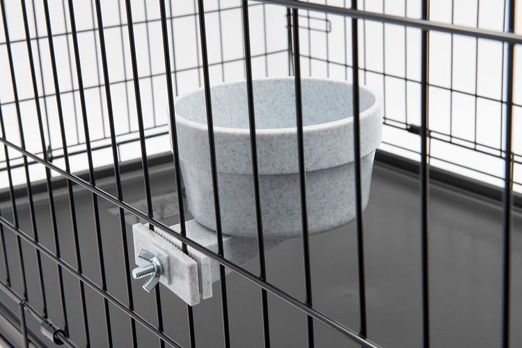 No. 2 - Lixit Quick Lock Removable Dog Kennel Bowls - 4