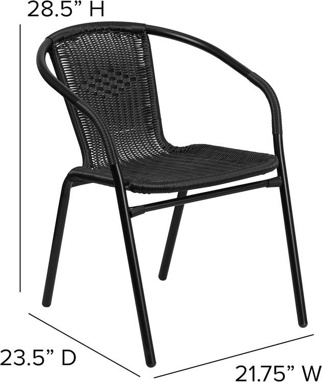 No. 8 - EMMA + OLIVER Patio Dining Chairs - 5