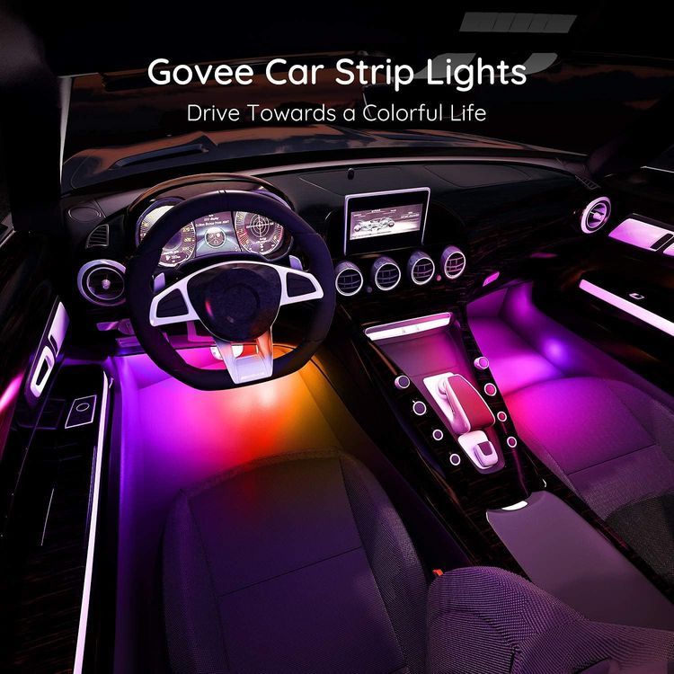 No. 2 - Govee RGBIC Car LED Strip Lights - 4