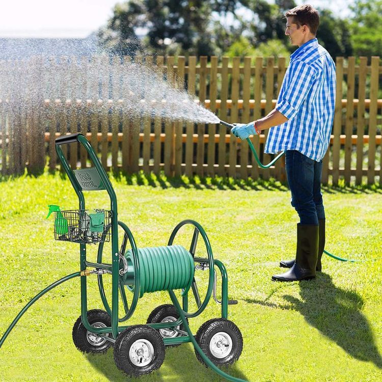 No. 9 - Giantex Water Hose Reel Cart - 2