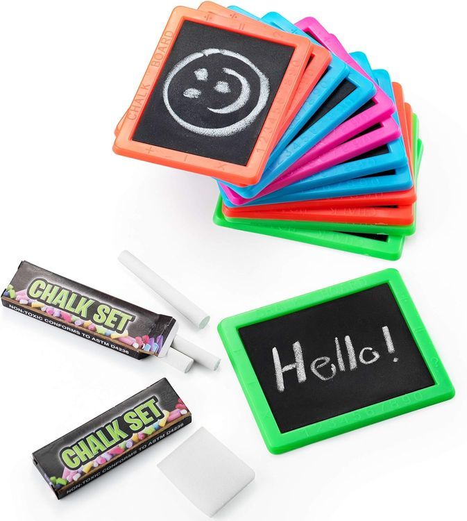 No. 1 - Bedwina Mini Neon Chalkboard Sets - 4