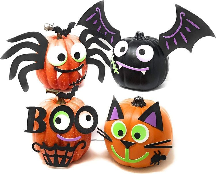 No. 9 - Funiverse Halloween Pumpkin Decorating Stickers - 1