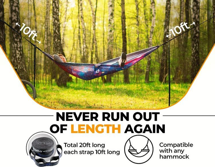 No. 4 - Foxelli Hammock Tree Straps - 4