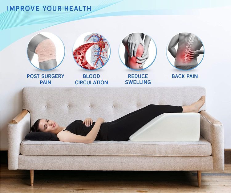 No. 9 - Healthex Leg Elevation Pillow for Circulation - 3