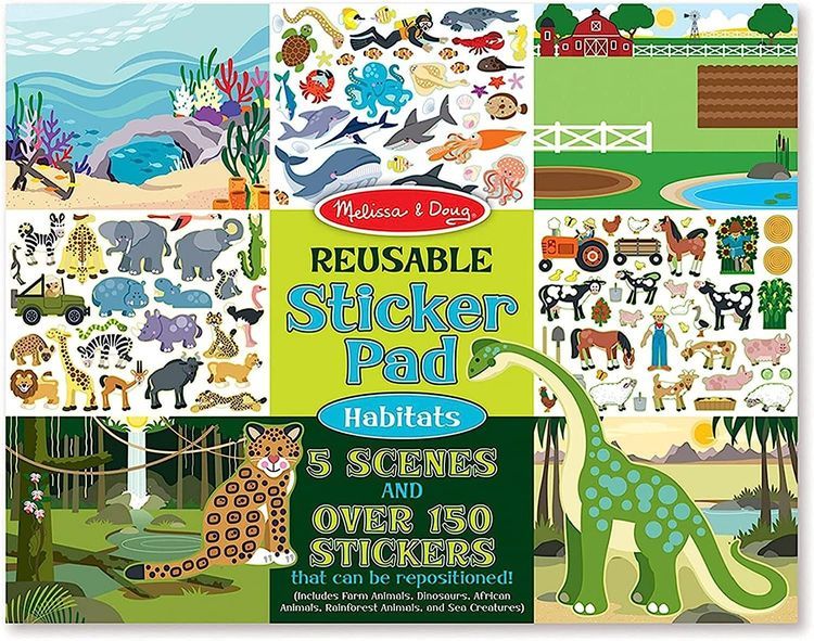 No. 8 - Melissa & Doug Habitats Reusable Sticker Pad - 1