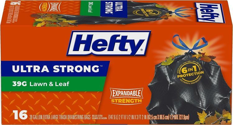 No. 9 - Hefty Ultra Strong Lawn and Leaf Large Trash Bags - 1