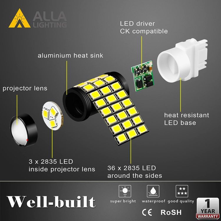 No. 9 - Alla Lighting 7443 Strobe LED Bulbs - 4