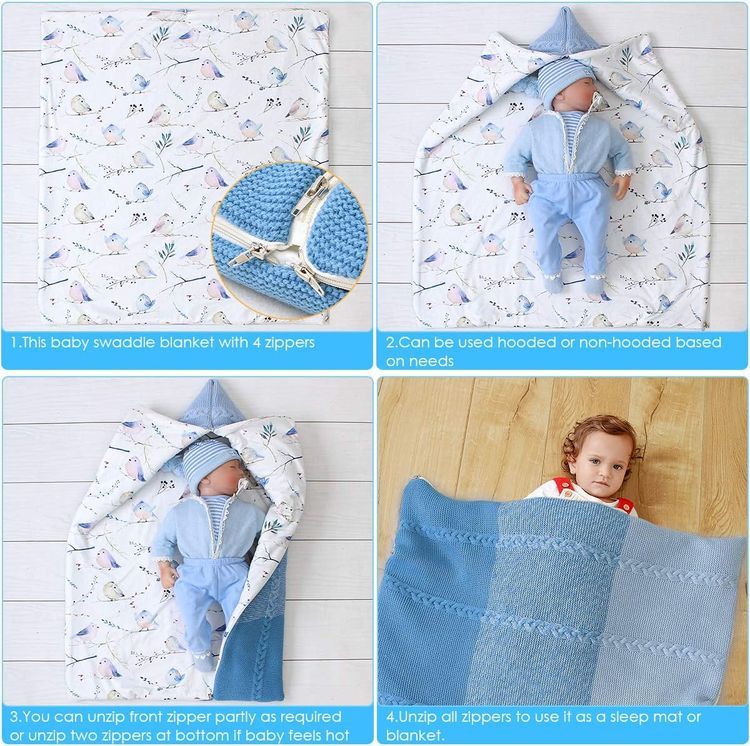 No. 7 - Petyoung Newborn Baby Swaddle Blanket - 3