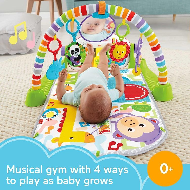 No. 2 - Fisher-Price Baby Playmat Deluxe Kick & Play Piano Gym - 2