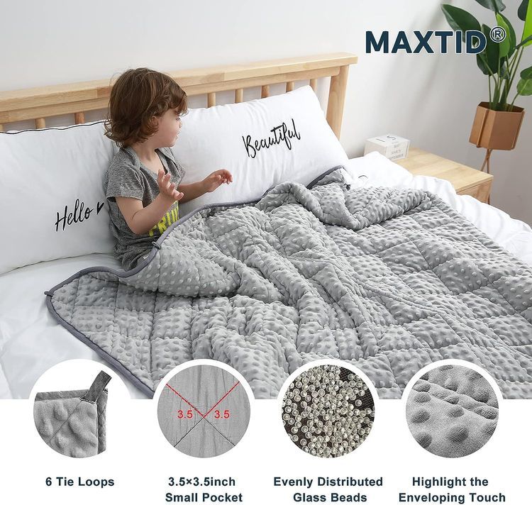 No. 2 - MAXTID Weighted Blanket for Kids - 4