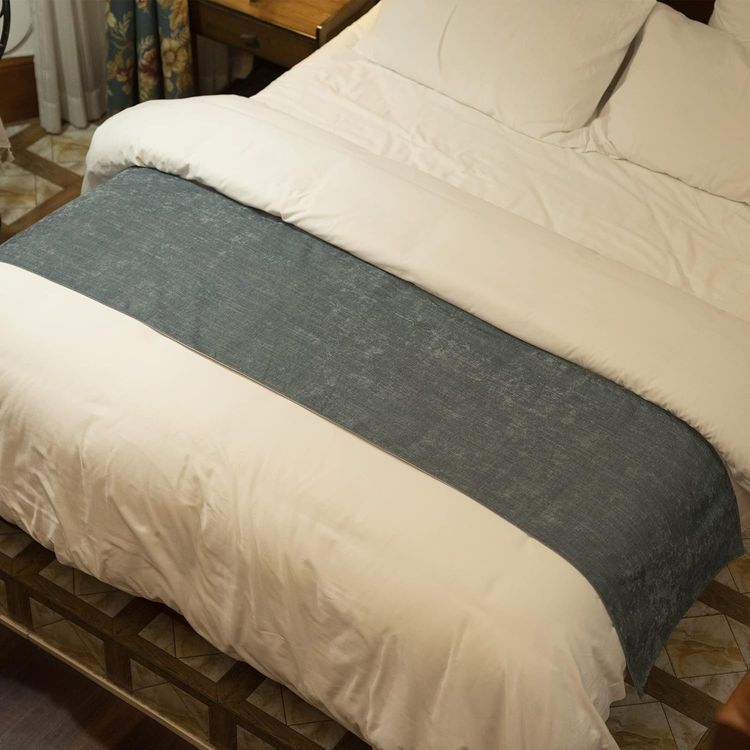 No. 4 - OSVINO Chenille Bed Runner - 4