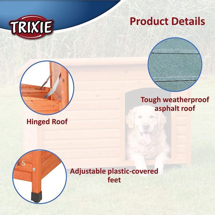 No. 9 - TRIXIE Large natura Classic Outdoor Dog House - 2