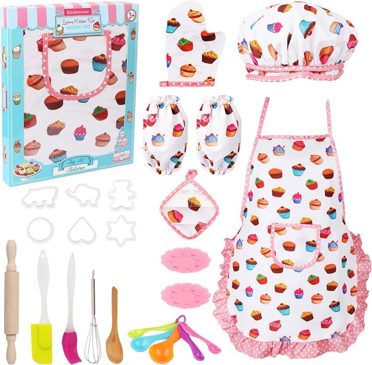 No. 8 - Vanmor Cute Kids Cooking and Baking Sets - 1