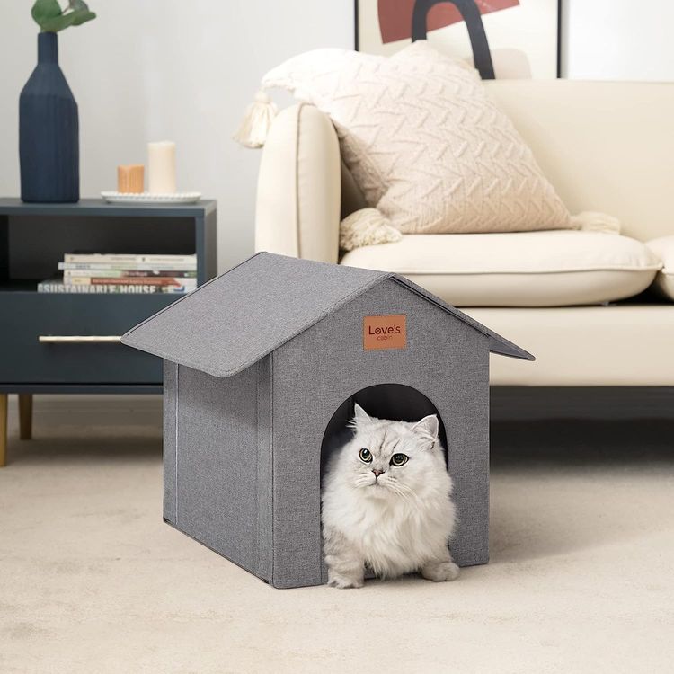 No. 4 - Love's cabin Outdoor Cat House - 2