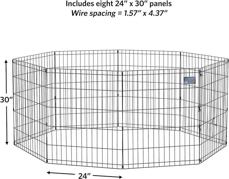 No. 6 - MidWest Foldable Metal Dog Exercise Pen - 3