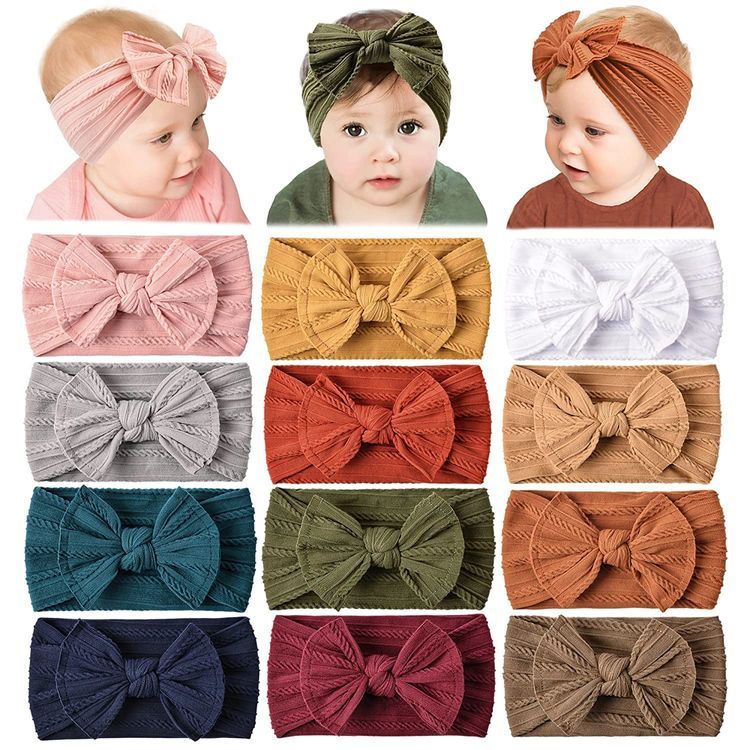 No. 8 - Prohouse Baby Girls' Nylon Headbands - 1