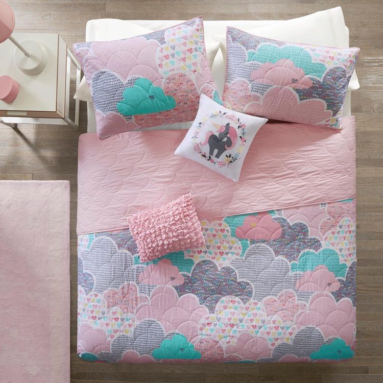 No. 1 - Urban Habitat Kids Reversible Cotton Quilt Set - 3