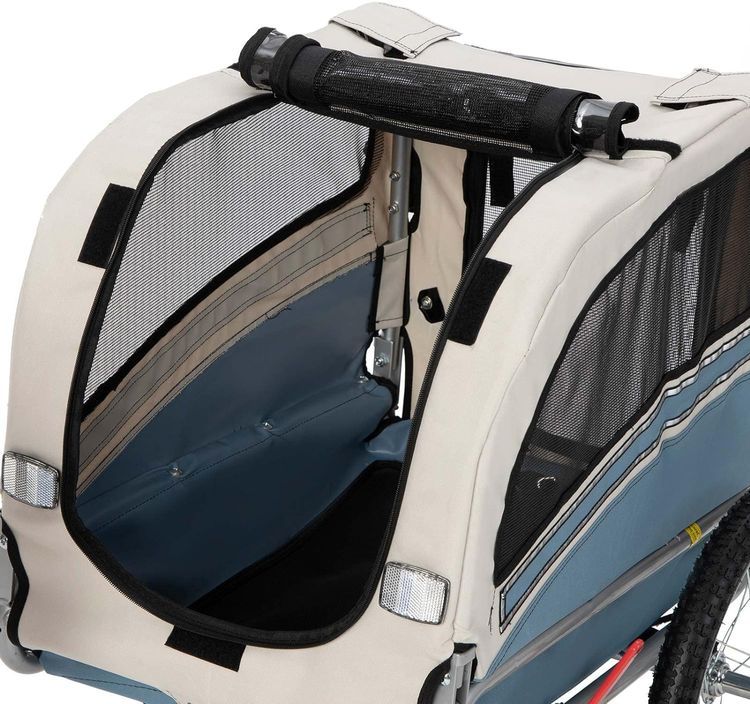 No. 4 - ANOUR 2 in 1 Pet Bicycle Trailer and Jogger Travel Carrier - 4