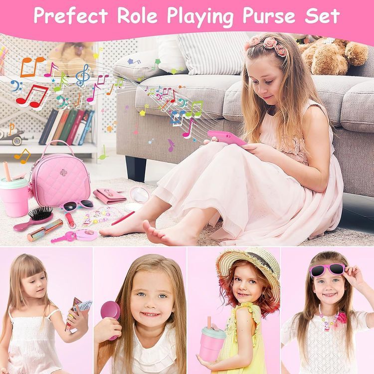 No. 6 - Kids Play Purse and Makeup Set - 5