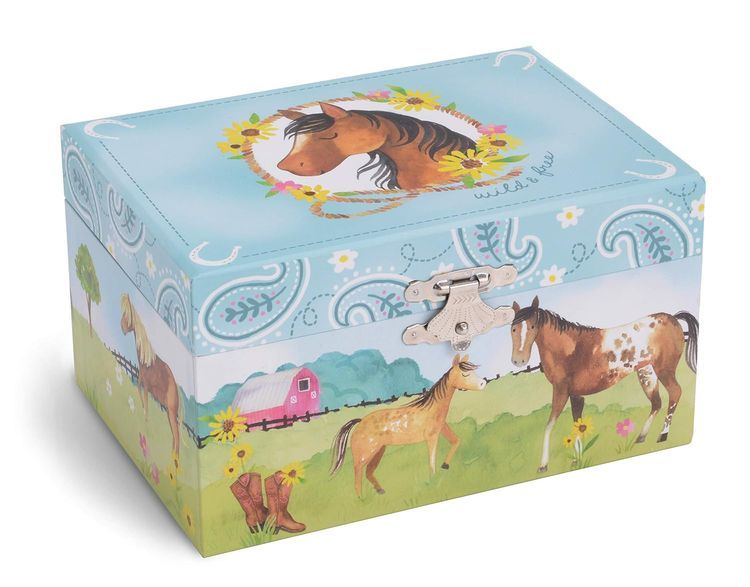 No. 4 - Children's Jewelry Box with Spinning Horse - 2