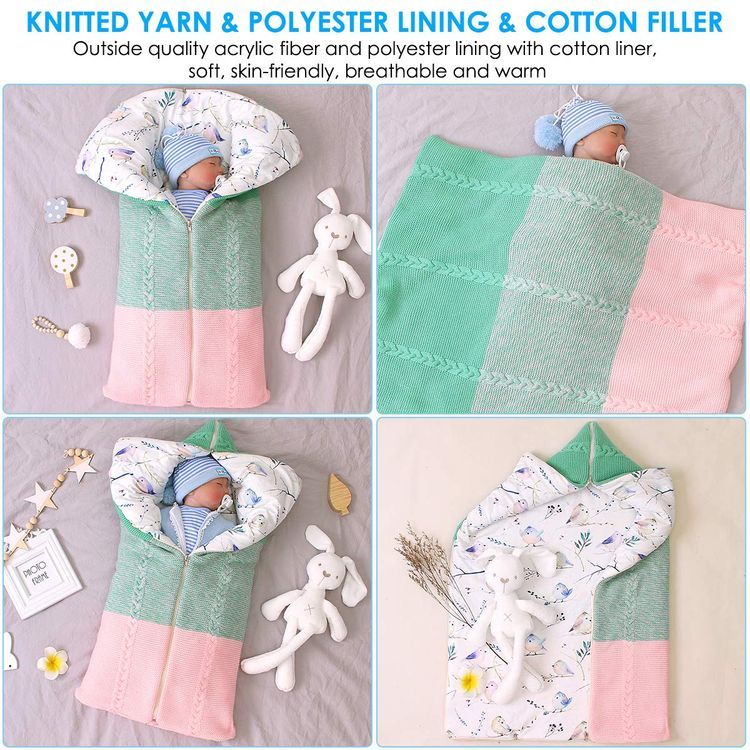 No. 3 - Yinuoday Baby Swaddle Blanket Stroller Wrap - 5