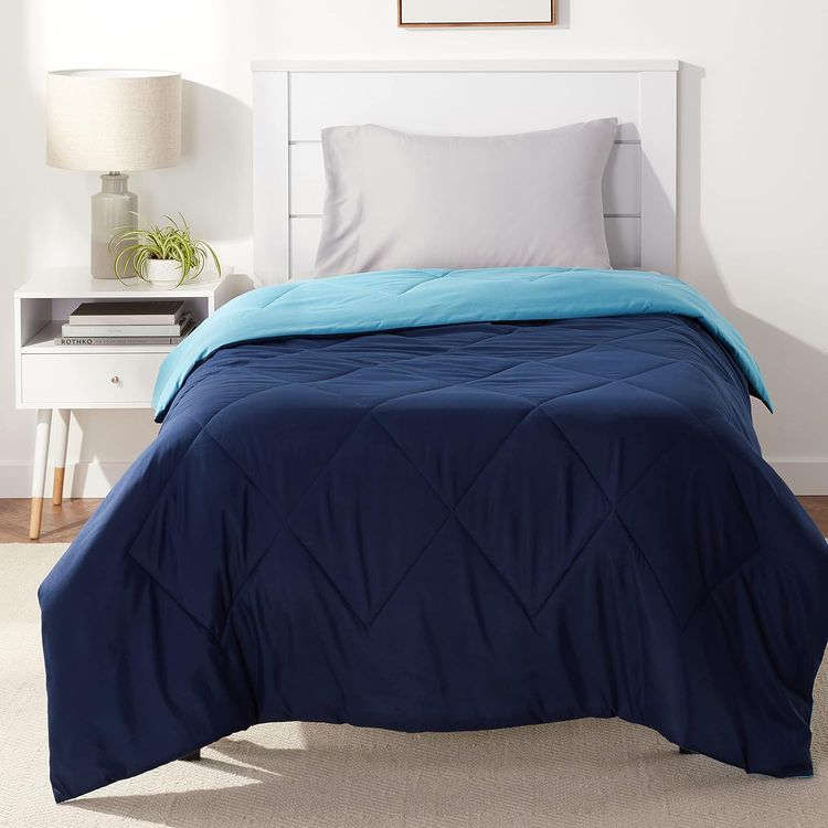 No. 6 - Amazon Basics Reversible Lightweight Microfiber Comforter - 1