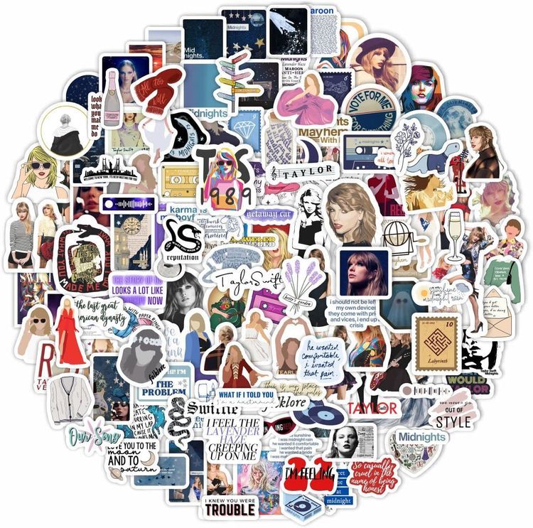 No. 5 - Pop Singer Taylor Stickers Pack - 1