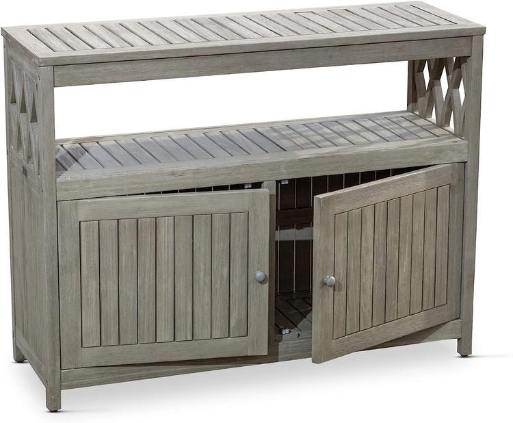 No. 3 - DTY Outdoor Living Longs Peak Eucalyptus Sideboard - 1