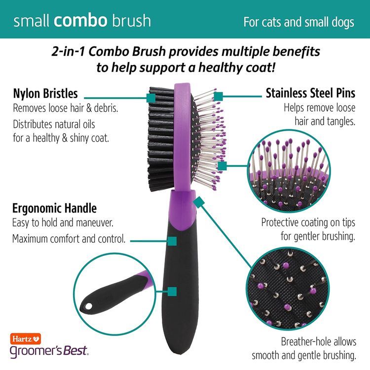 No. 9 - Hartz Groomer's Best Combo Detangling Cat Brush - 3