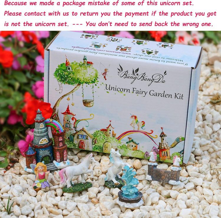 No. 9 - Unicorn Fairy Garden Accessories - 5