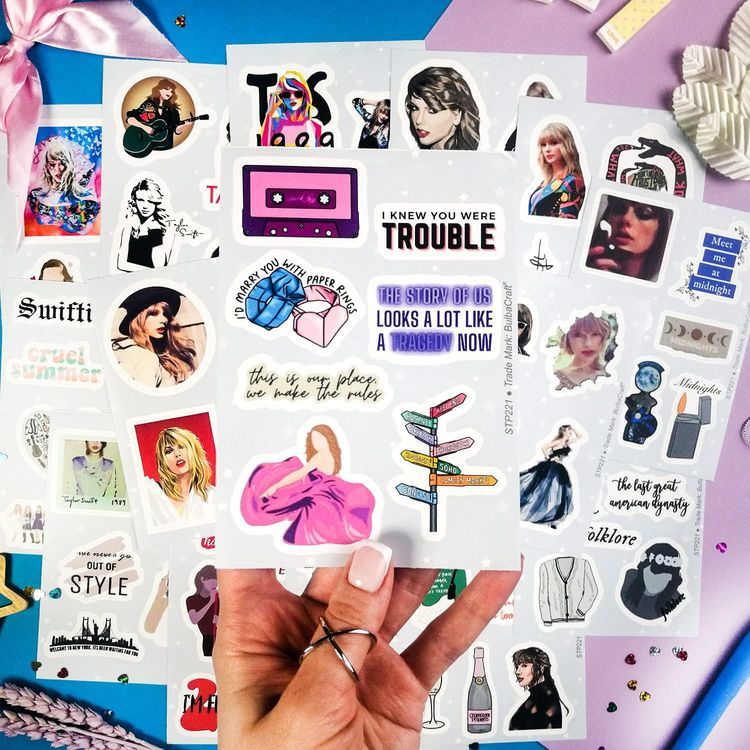 No. 5 - Pop Singer Taylor Stickers Pack - 5