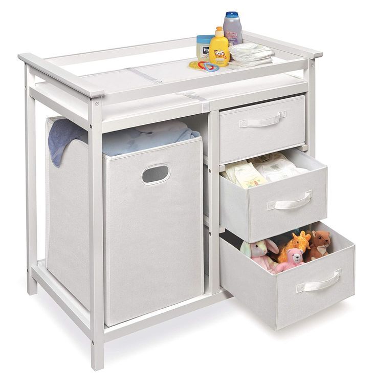 No. 4 - Badger Basket Modern Baby Changing Table - 4