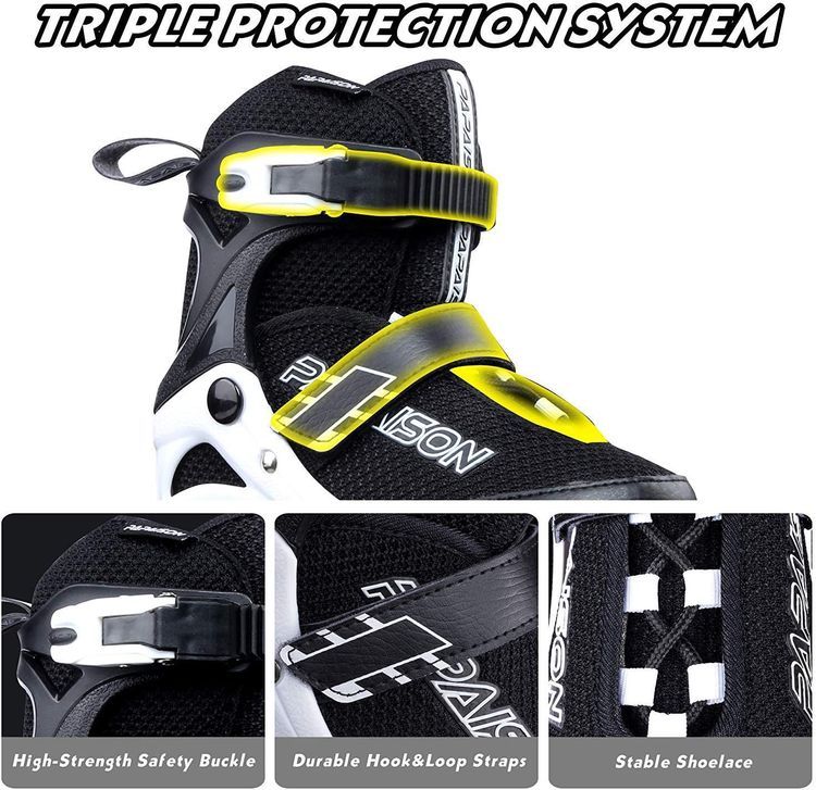 No. 2 - PAPAISON Adjustable Inline Skates - 5