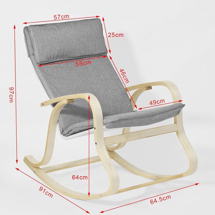 No. 7 - Haotian FST15-DG Rocking Chair - 2