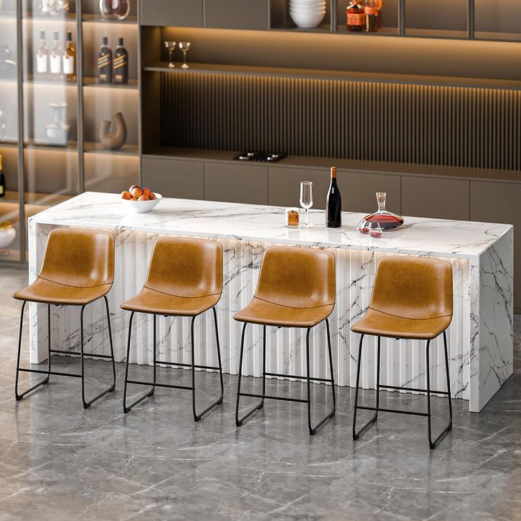 No. 8 - Aowos Bar Stools Set of 2 - 2