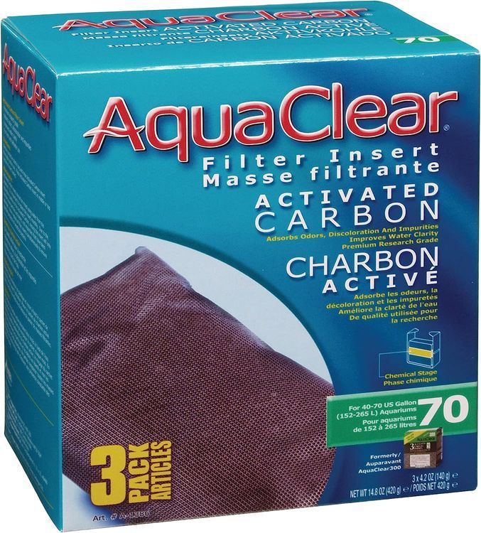 No. 7 - AquaClear 70 Activated Carbon Inserts - 1