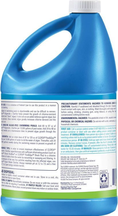 No. 2 - Clorox Pool Algaecide - 2