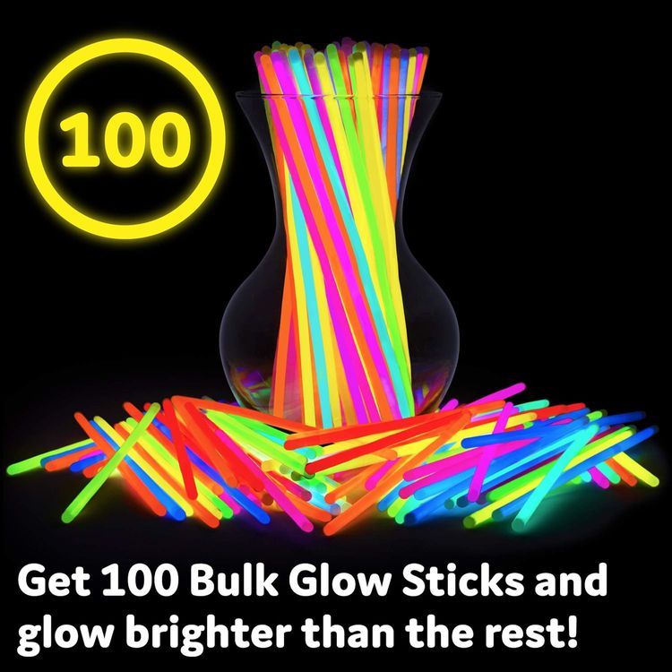 No. 1 - Glow Sticks Bulk Party Favors 100pk - 3