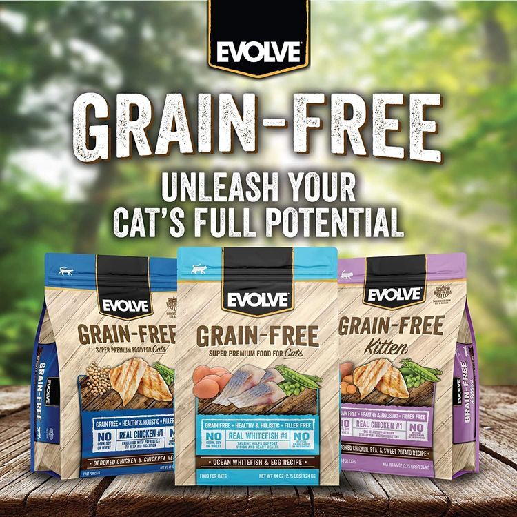 No. 2 - Evolve Grain Free Ocean Whitefish and Egg Cat Food - 5