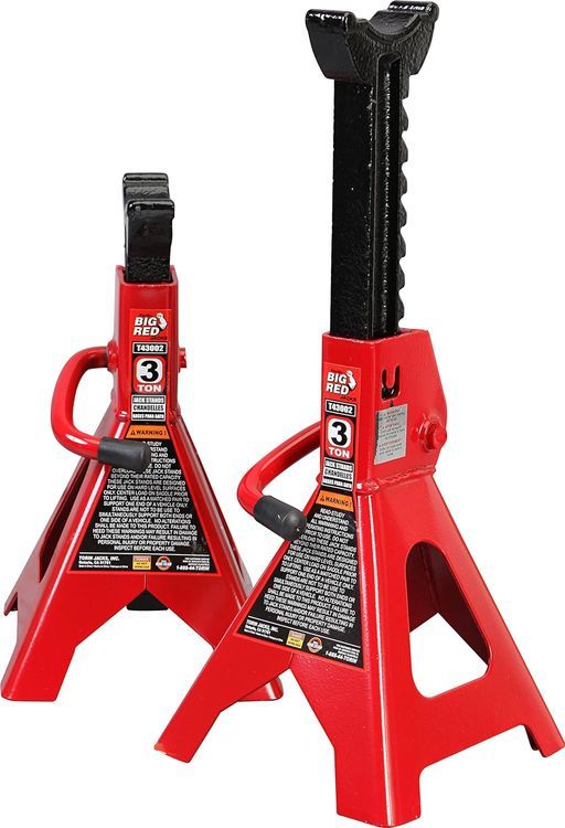 No. 1 - BIG RED T43202 Torin Heavy Duty Steel Jack Stands - 1